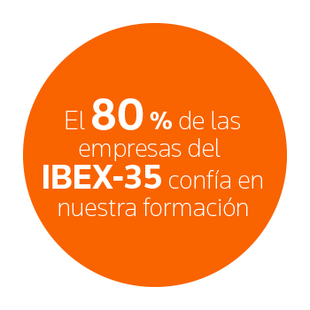 El 80 % de las empresas del IBEX-35 confía en nuestra formación